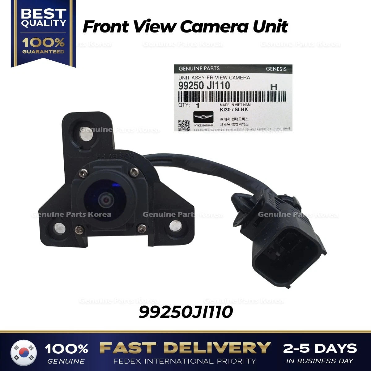 Genuine Front View Camera Unit 99250JI110 for Hyundai Genesis G80