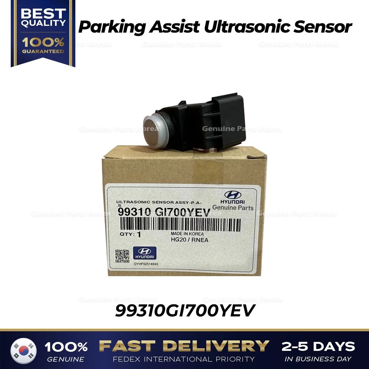 ⭐Genuine⭐ Parking Assist Ultrasonic Sensor 99310GI700YEV for Hyundai Ioniq 5