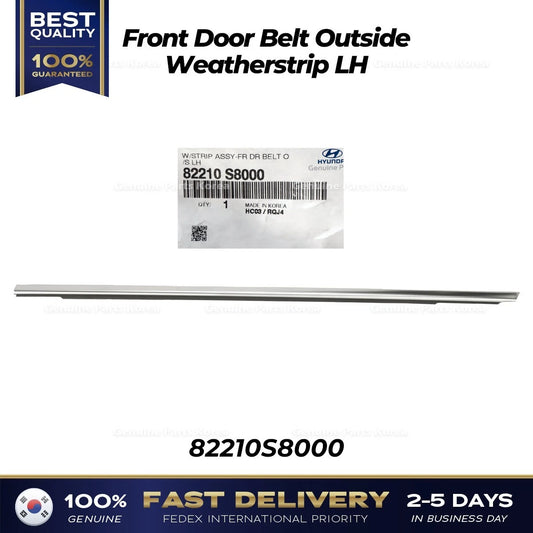 ⭐Genuine⭐ Front Door Belt Outside Weatherstrip LH 82210S8000 for Palisade
