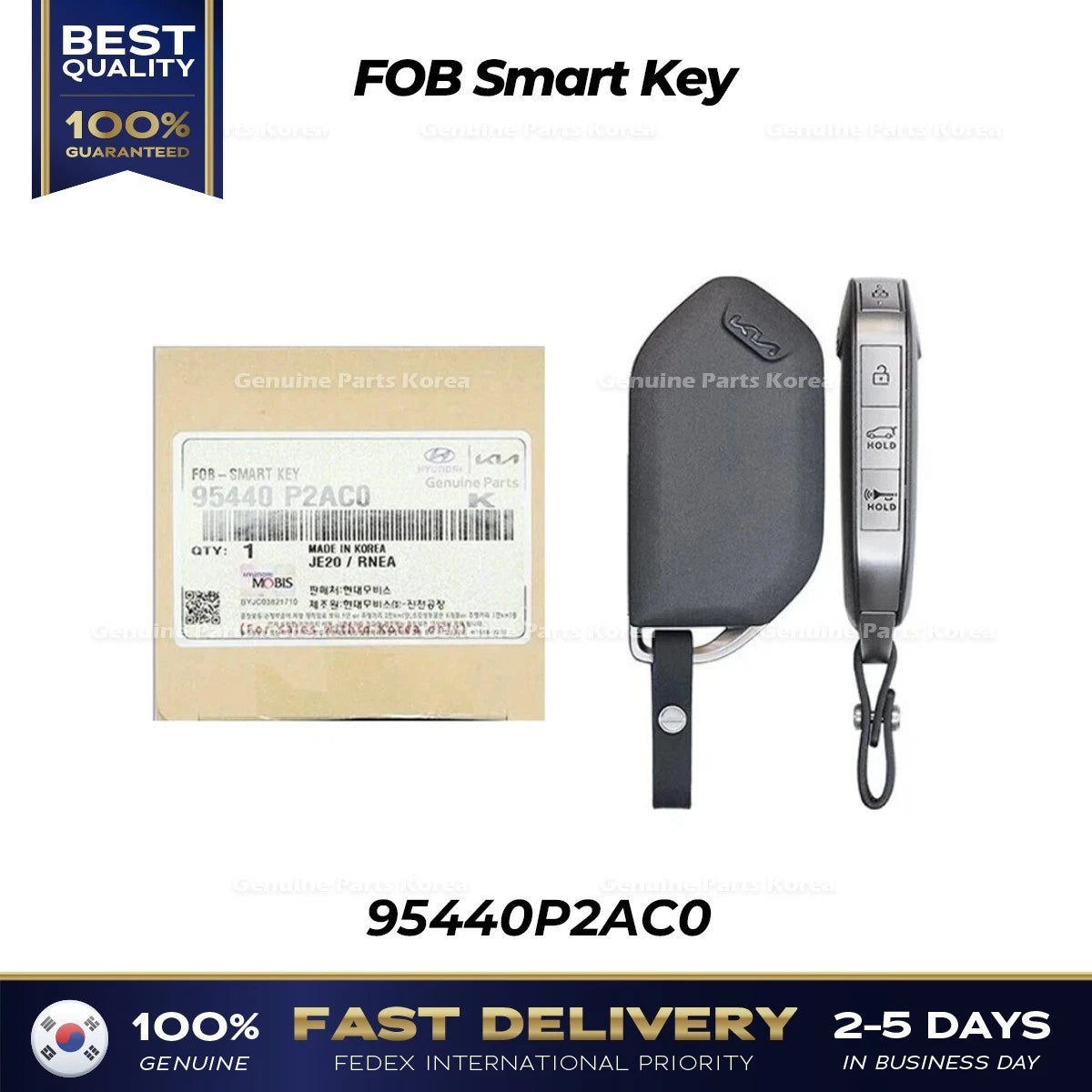 ⭐Genuine⭐ FOB Smart Key 95440P2AC0 for Kia Sorento Hybrid