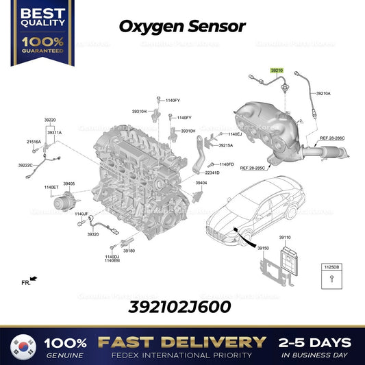 ⭐Genuine⭐ Oxygen Sensor 392102J600 for Hyundai Sonata Kia K5