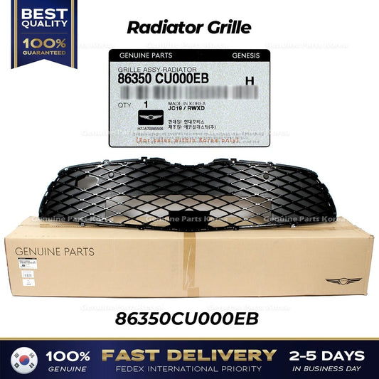 ⭐Genuine⭐ Radiator Grille 86350CU000EB for Hyundai Genesis GV60