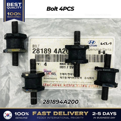 Genuine Bolt 4PCS 281894A200 for Hyundai H1 Starex