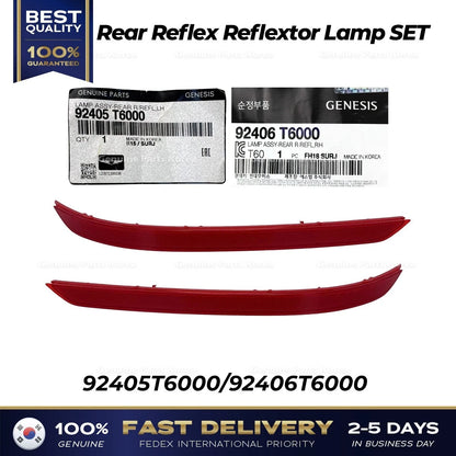 Genuine Rear Reflex Reflextor Lamp SET 92405T6000 92406T6000 for Genesis GV80