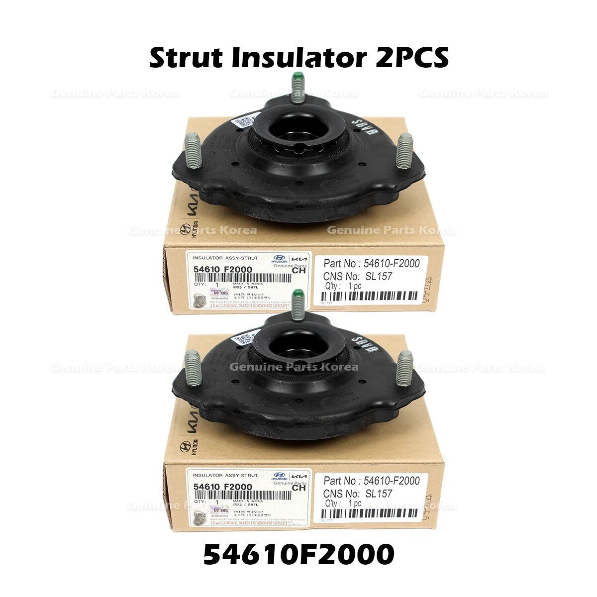 ⭐Genuine⭐ Strut Insulator 2PCS 54610F2000 for Hyundai Elantra Ioniq