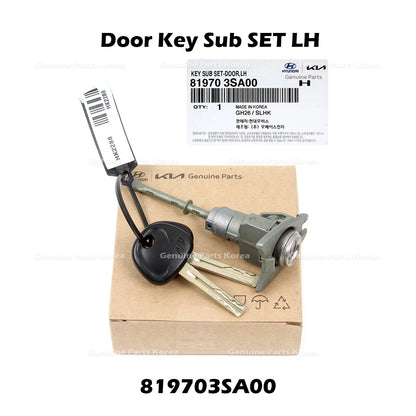 Genuine Door Key Sub SET LH 819703SA00 for Hyundai Sonata