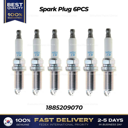 Genuine Spark Plug 6PCS 1885209070 for  Hyundai Genesis G70 Kia K900