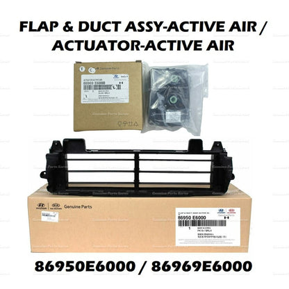 OEM Active Air Shutter Deflector & Actuator 2P 1SET for Hyundai Sonata Hybrid