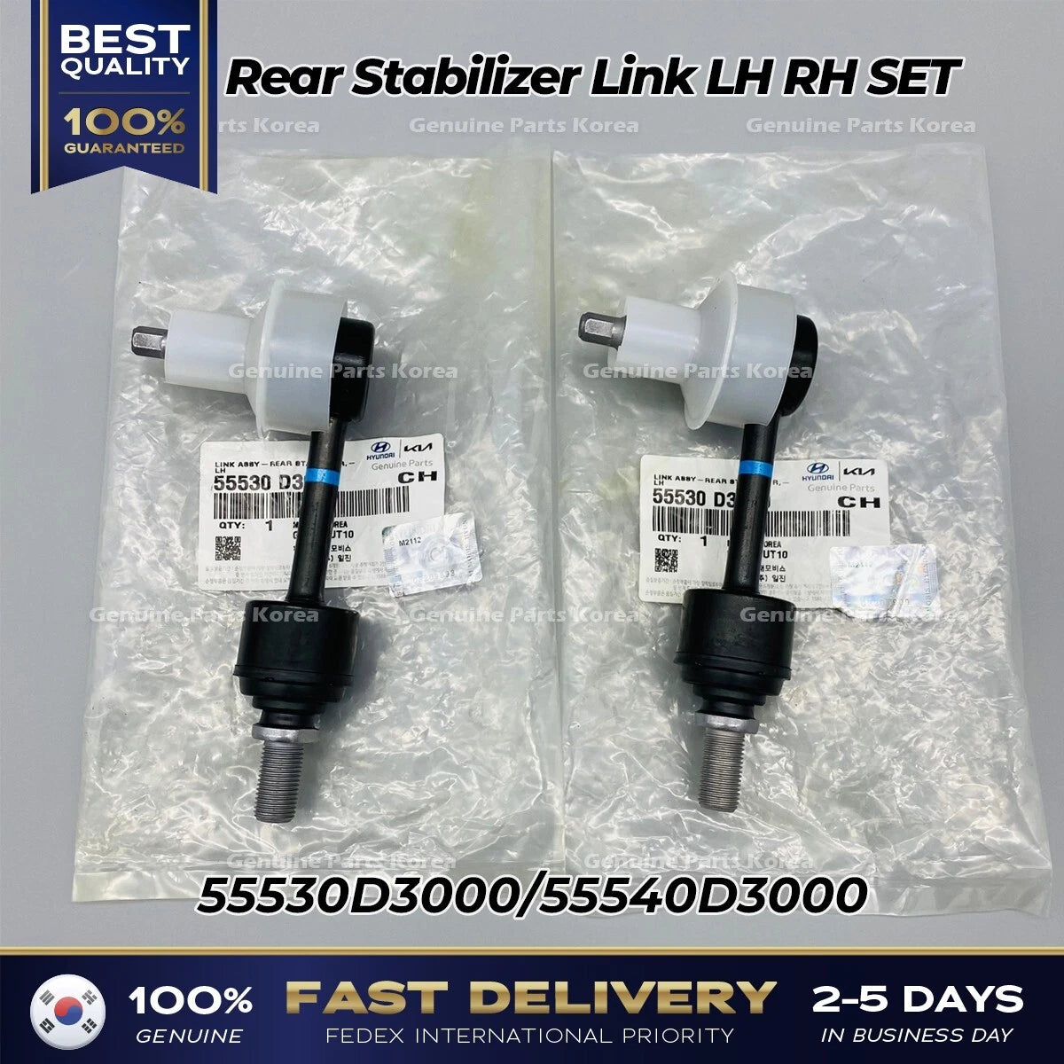 ⭐Genuine⭐ Rear Stabilizer Link LH RH SET for Hyundai Tucson Kia Sportage