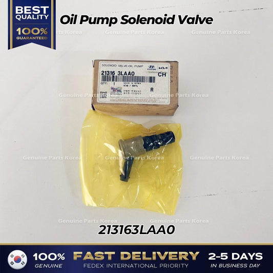 ⭐Genuine⭐ Oil Pump Solenoid Valve 213163LAA0 for Hyundai Palisade Kia Cadenza