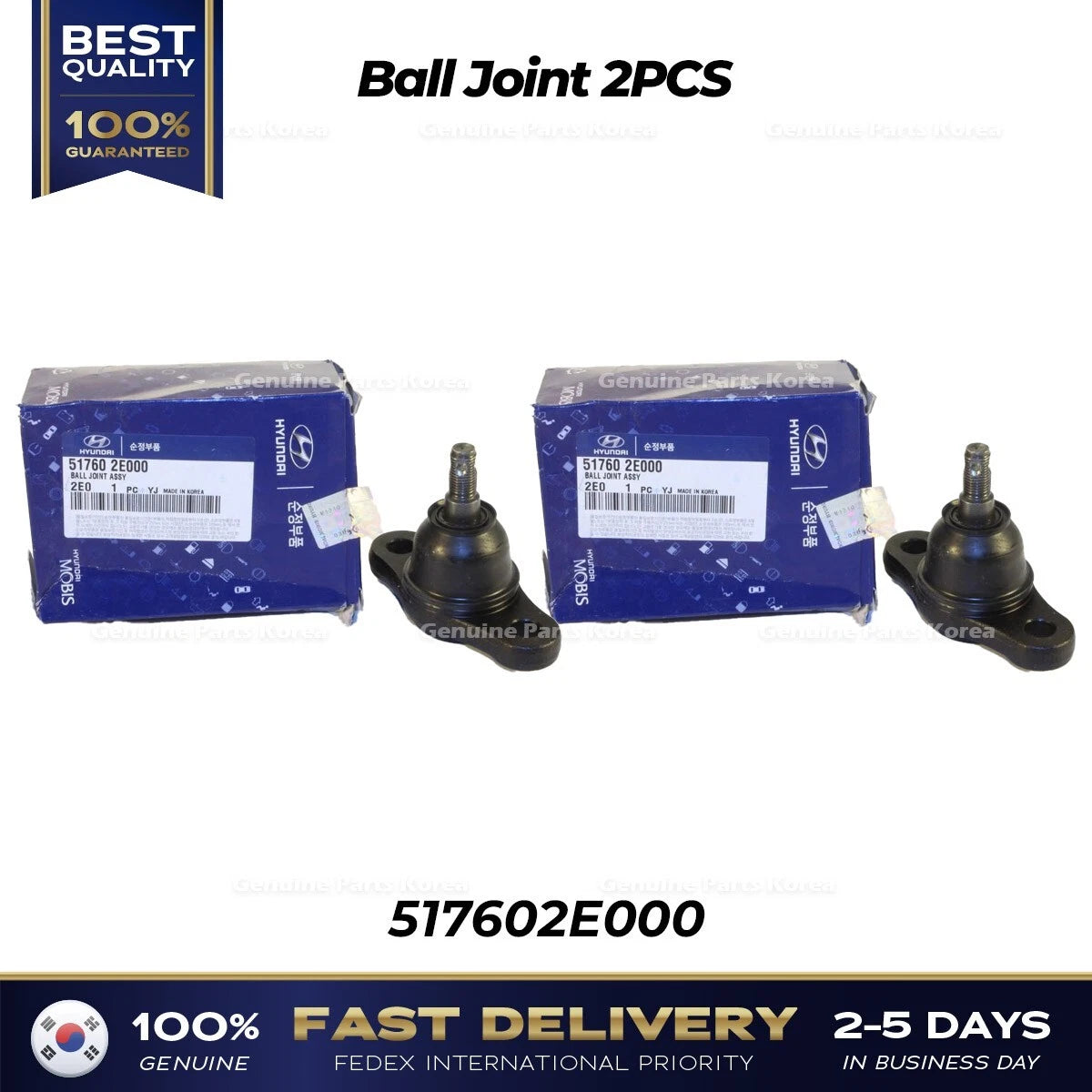 ⭐Genuine⭐ Ball Joint 2PCS 517602E000 for Hyundai Tucson Kia Sportage