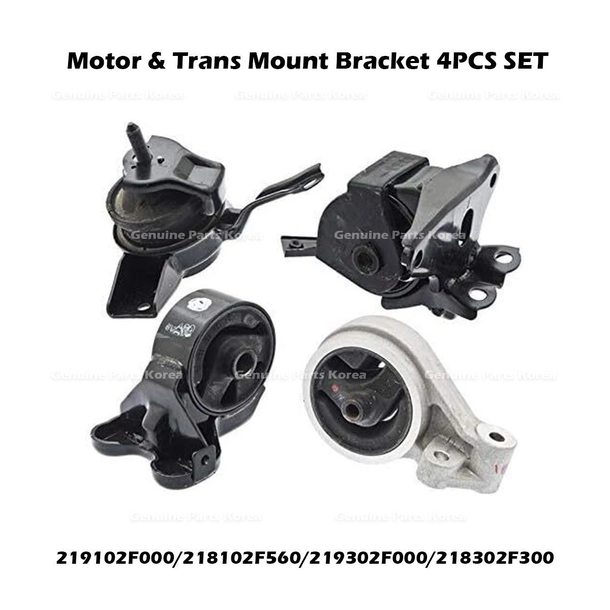 ⭐Genuine⭐ Motor & Trans Mount Bracket 4PCS SET for Kia Spectra