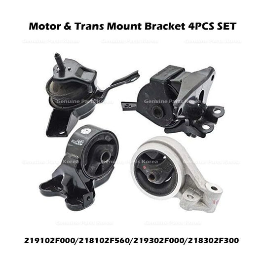 ⭐Genuine⭐ Motor & Trans Mount Bracket 4PCS SET for Kia Spectra