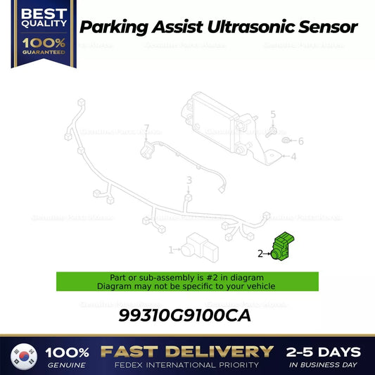 ⭐Genuine⭐ Parking Assist Ultrasonic Sensor 99310G9100CA for Hyundai Genesis G70