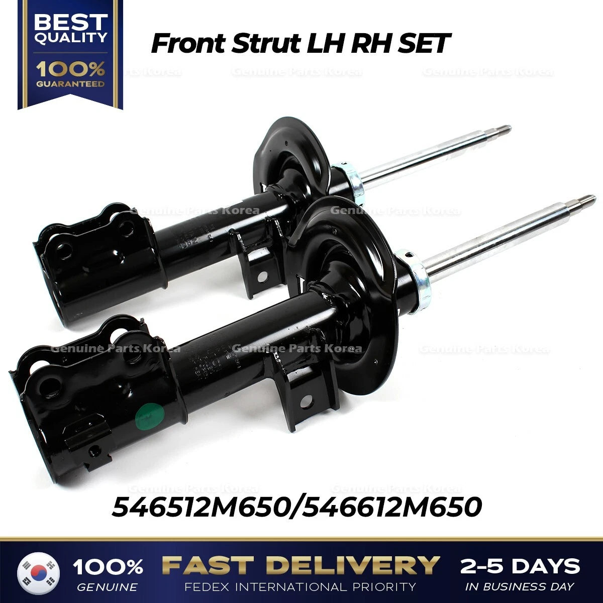 Genuine Front Strut LH RH SET 546512M650 546612M650 for Hyundai Genesis