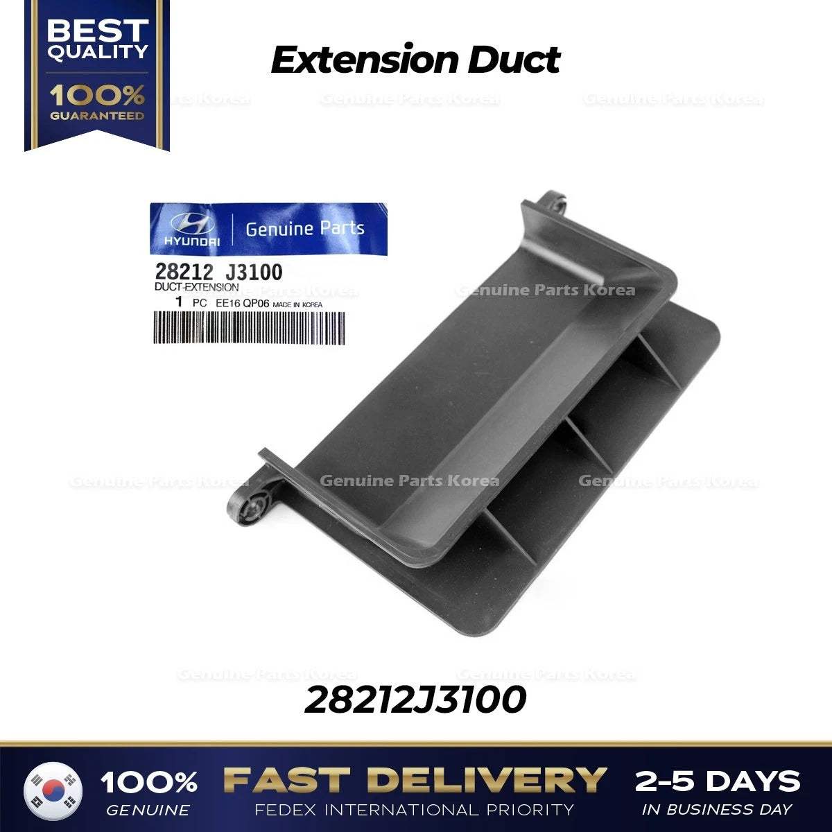 ⭐Genuine⭐ Extension Duct 28212J3100 for Hyundai Veloster