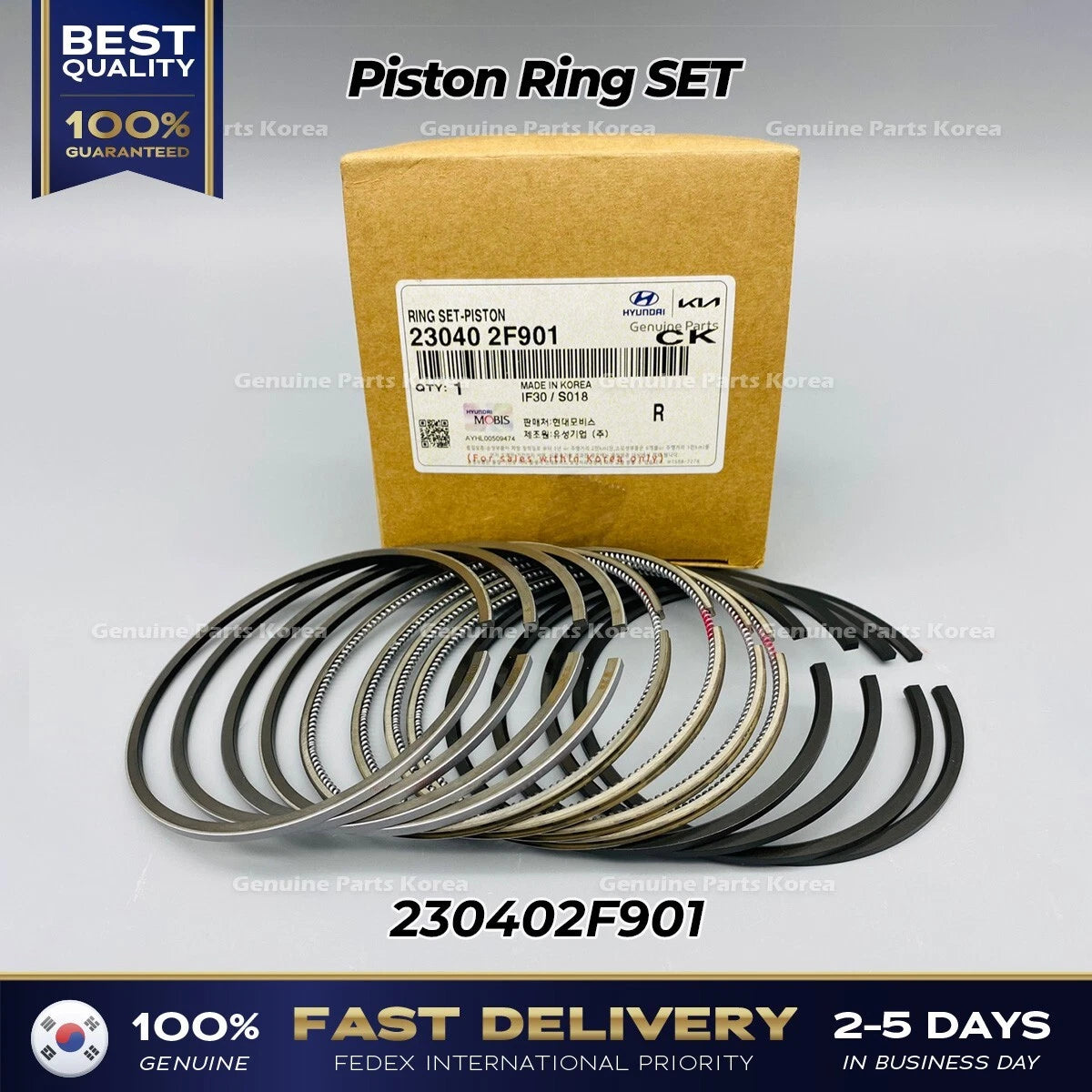 ⭐Genuine⭐ Piston Ring SET 230402F901 for Hyundai Tucson Kia Sportage
