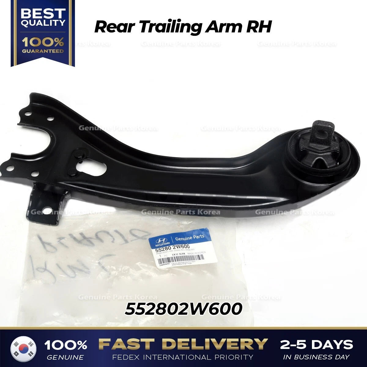 ⭐Genuine⭐ Rear Trailing Arm RH 552802W600 for Hyundai Santa Fe