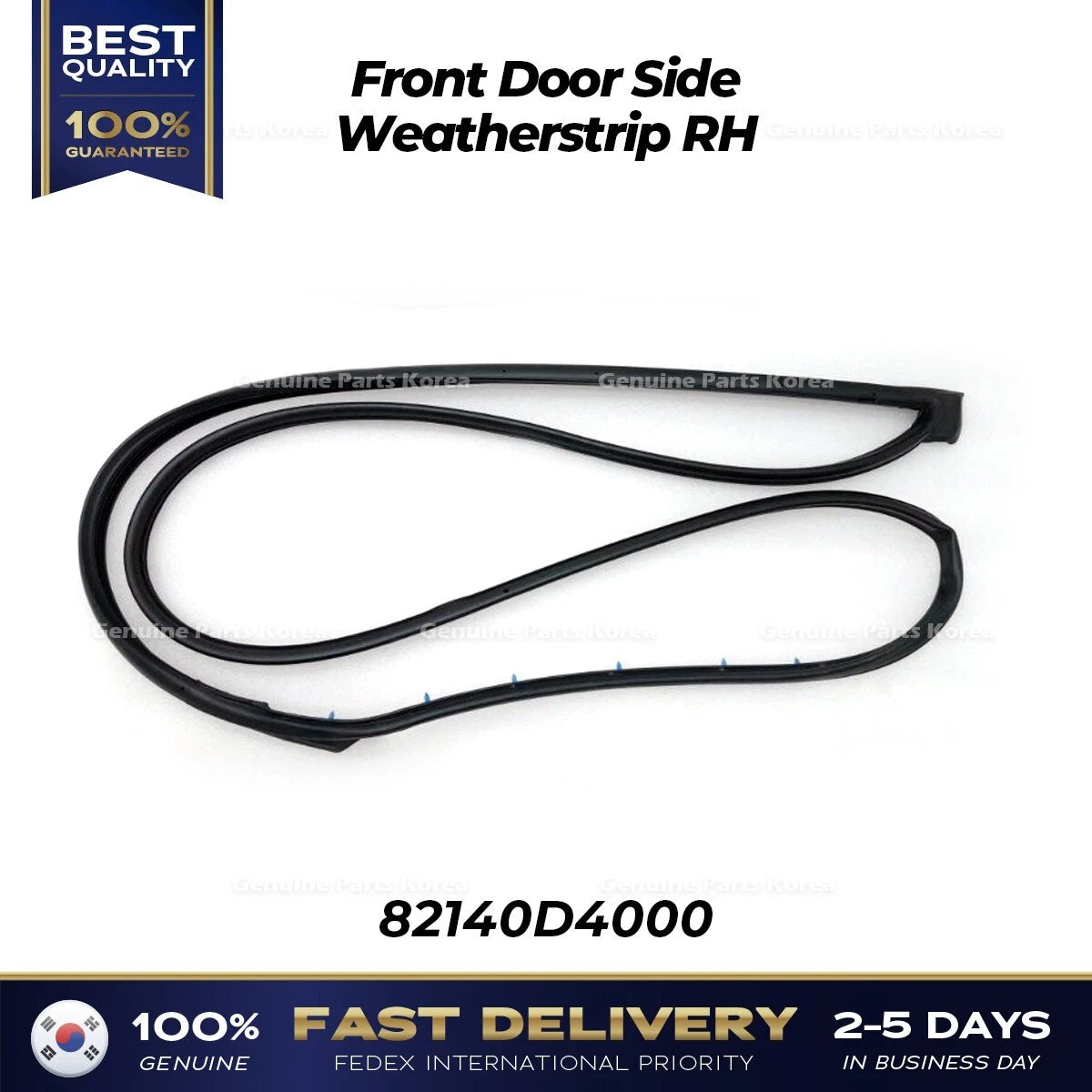 ⭐Genuine⭐ Front Door Side Weatherstrip RH 82140D4000 for Kia Optima