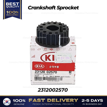 Genuine Crankshaft Sprocket 2312002570 for Hyundai Atoz Getz Kia Picanto