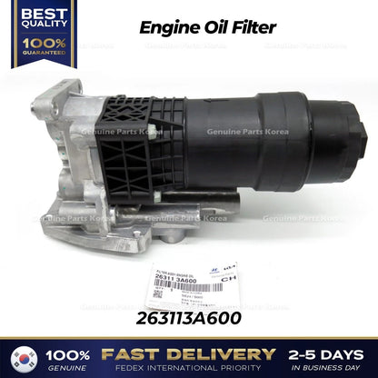 Genuine Engine Oil Filter 263113A600 for Hyundai Veracruz Kia Mohave