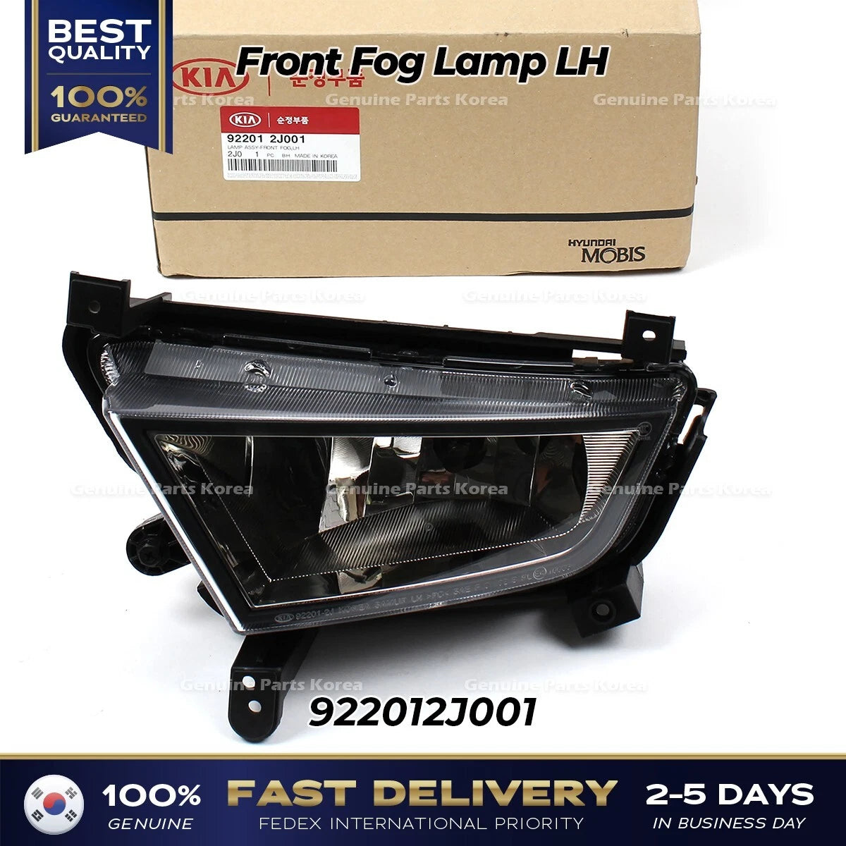 ⭐Genuine⭐ Front Fog Lamp LH 922012J001 for Kia Borrego