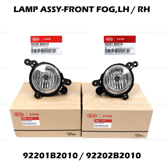⭐Genuine⭐ Fog Lamp Light 92201B2010 & 92202B2010 2P 1set for Kia Soul 2014-2016