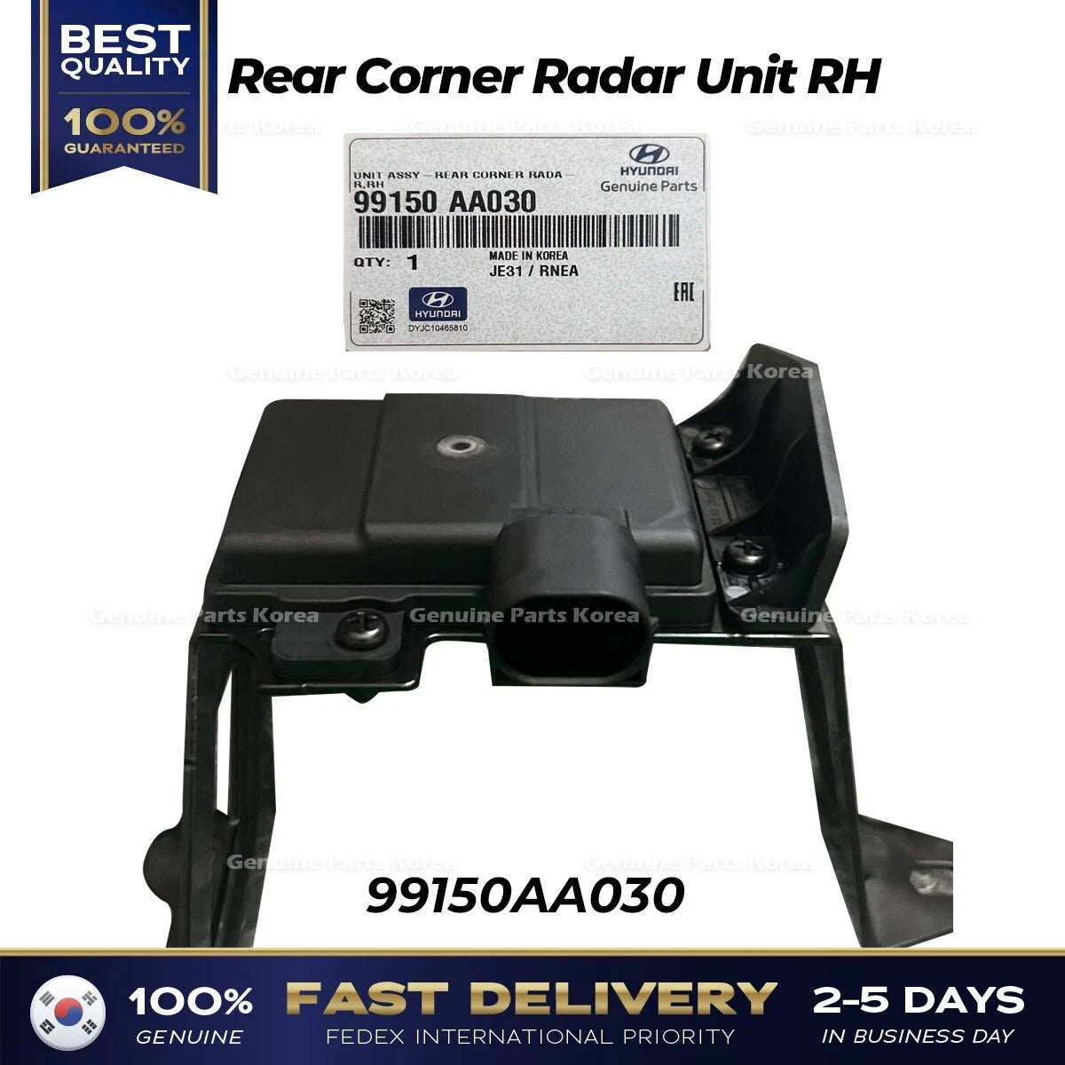 ⭐Genuine⭐ Rear Corner Radar Unit RH 99150AA030 for Hyundai Elantra