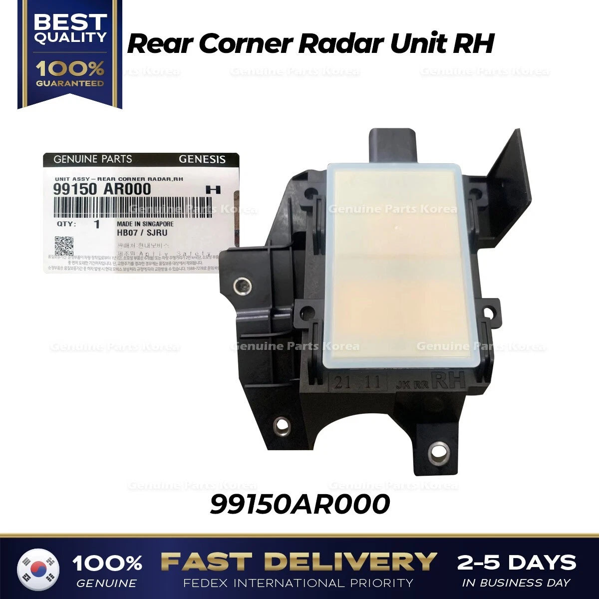 ⭐Genuine⭐ Rear Corner Radar Unit RH 99150AR000 for Hyundai Genesis GV70