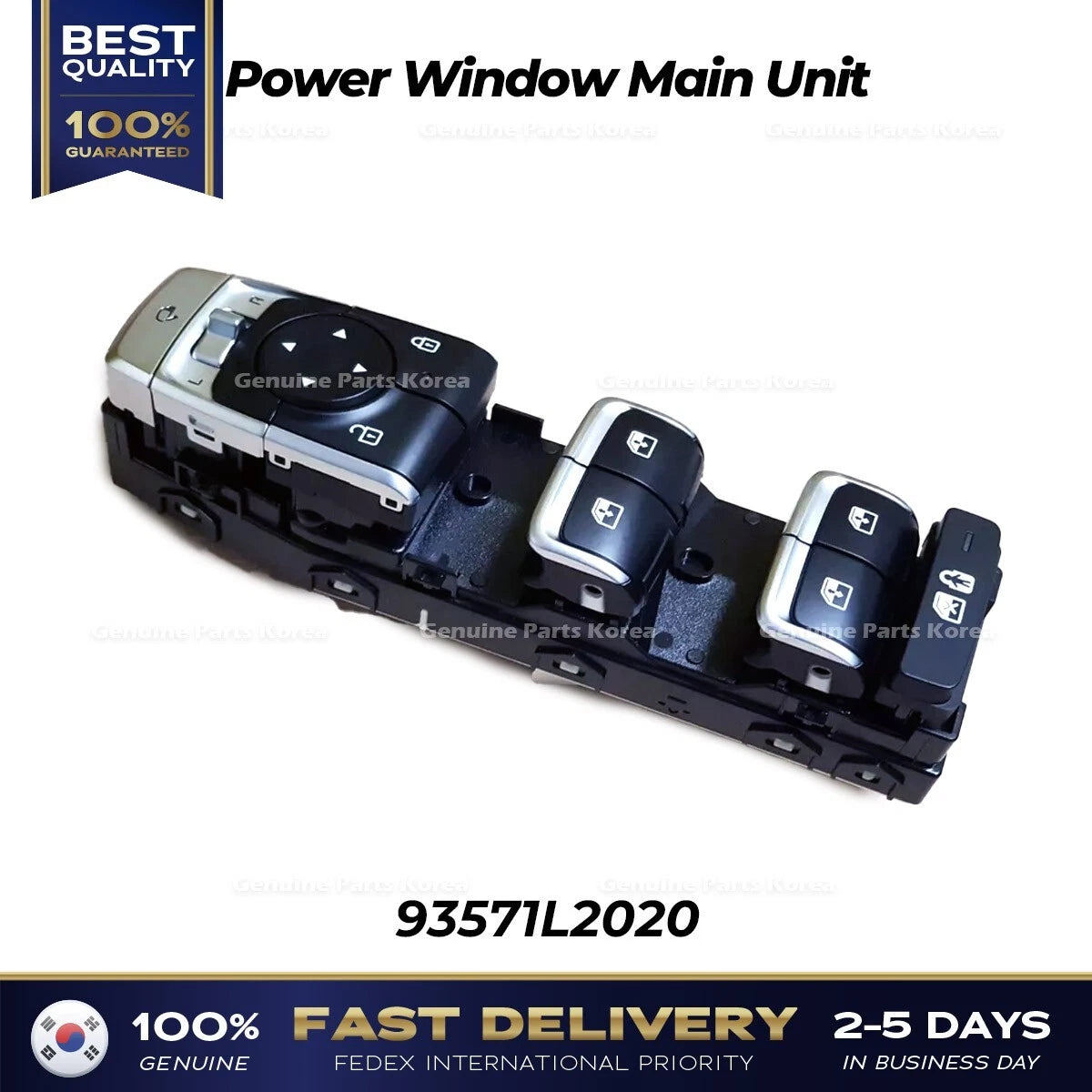 ⭐Genuine⭐ Power Window Main Unit 93571L2020 for Kia K5