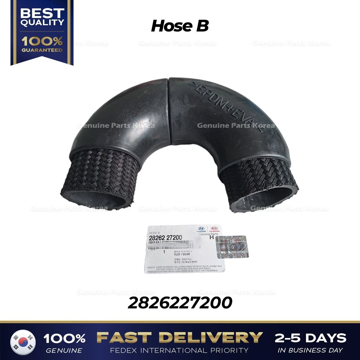 Genuine Hose B 2826227200 for Hyundai Santa Fe