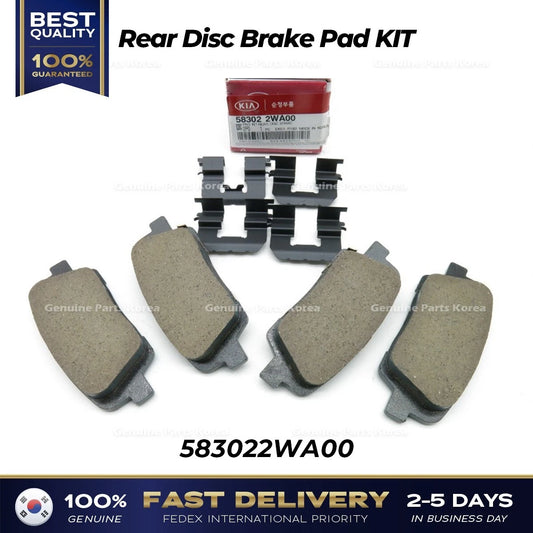 ⭐Genuine⭐ Rear Disc Brake Pad KIT 583022WA00 for Hyundai Santa Fe Kia Sorento
