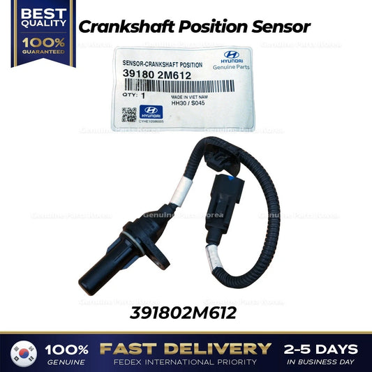 ⭐Genuine⭐ Crankshaft Position Sensor 391802M612 for Hyundai Accent Kia Rio