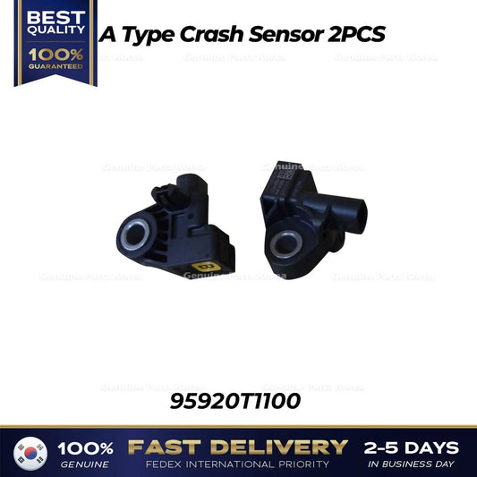 ⭐Genuine⭐ A Type Crash Sensor 2PCS 95920T1100 for Hyundai Genesis Kia EV6