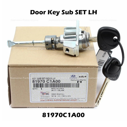 Genuine Door Key Sub SET LH 81970C1A00 Hyundai Sonata Sonata Hybrid