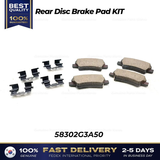 ⭐Genuine⭐ Rear Disc Brake Pad KIT 58302G3A50 for Hyundai Elantra GT Kia Forte