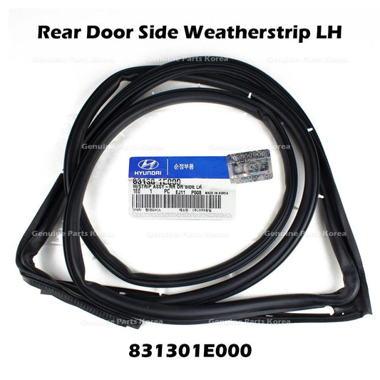 ⭐Genuine⭐ Rear Door Side Weatherstrip LH 831301E000 for Hyundai Accent