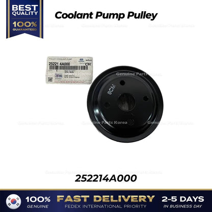 Genuine Coolant Pump Pulley 252214A000 for Hyundai H1 Hyundai Porter II