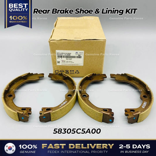 ⭐Genuine⭐ Rear Brake Shoe & Lining KIT 58305C5A00 for Kia Sorento Telluride