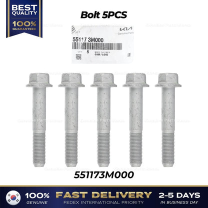 Genuine Bolt 5PCS 551173M000 for Hyundai Genesis Kia