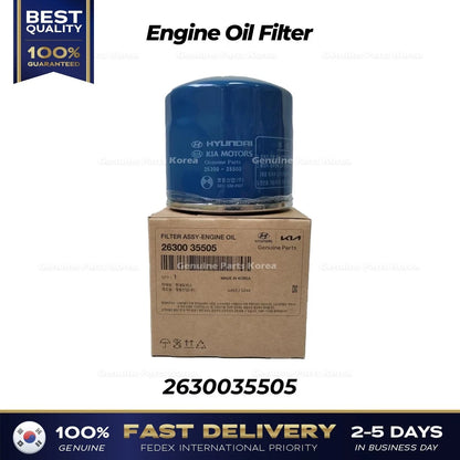 Genuine Engine Oil Filter 2630035505 for Hyundai Kia