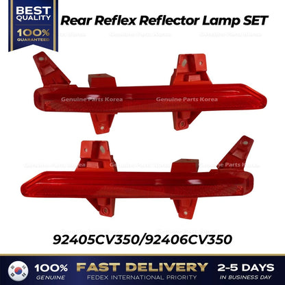 Genuine Rear Reflex Reflector Lamp SET 92405CV350 92406CV350 for Kia EV6