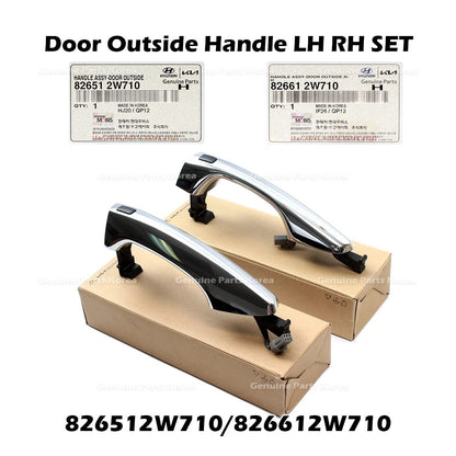 Genuine Door Outside Handle LH RH SET 826512W710 826612W710 for Hyundai