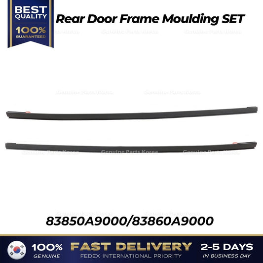 ⭐Genuine⭐ Rear Door Frame Moulding SET 83850A9000 83860A9000 for Kia Sedona