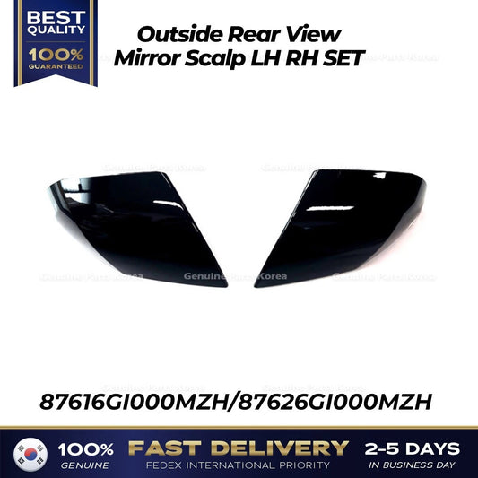 ⭐Genuine⭐ Outside Rear View Mirror Scalp LH RH SET for Hyundai Ioniq 5