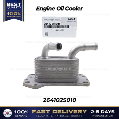Genuine Engine Oil Cooler 264102S010 for Hyundai Sonata Tucson Kia Sorento