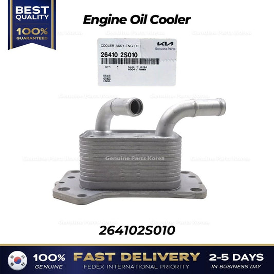 ⭐Genuine⭐ Engine Oil Cooler 264102S010 for Hyundai Sonata Tucson Kia Sorento