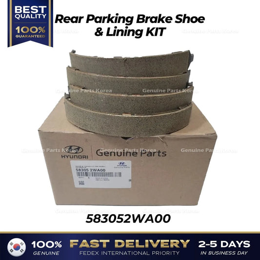 ⭐Genuine⭐ Rear Parking Brake Shoe & Lining KIT 583052WA00 for Hyundai Santa Fe