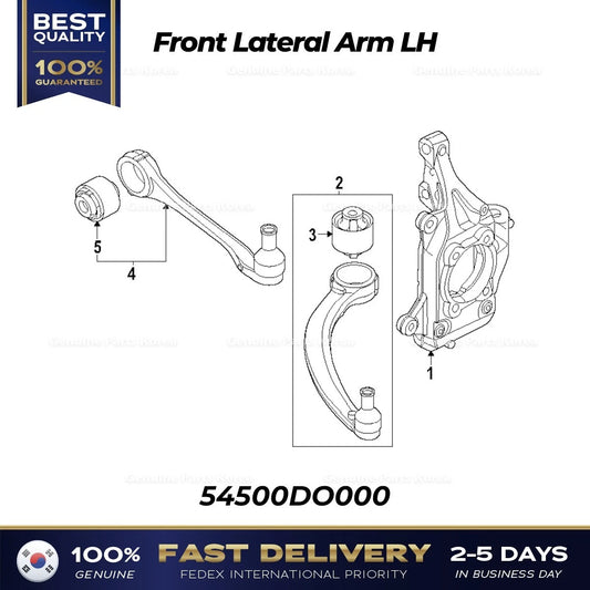 ⭐Genuine⭐ Front Lateral Arm LH 54500DO000 for Kia EV9