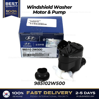 Genuine Windshield Washer Motor & Pump 985102W500 for Hyundai Kia